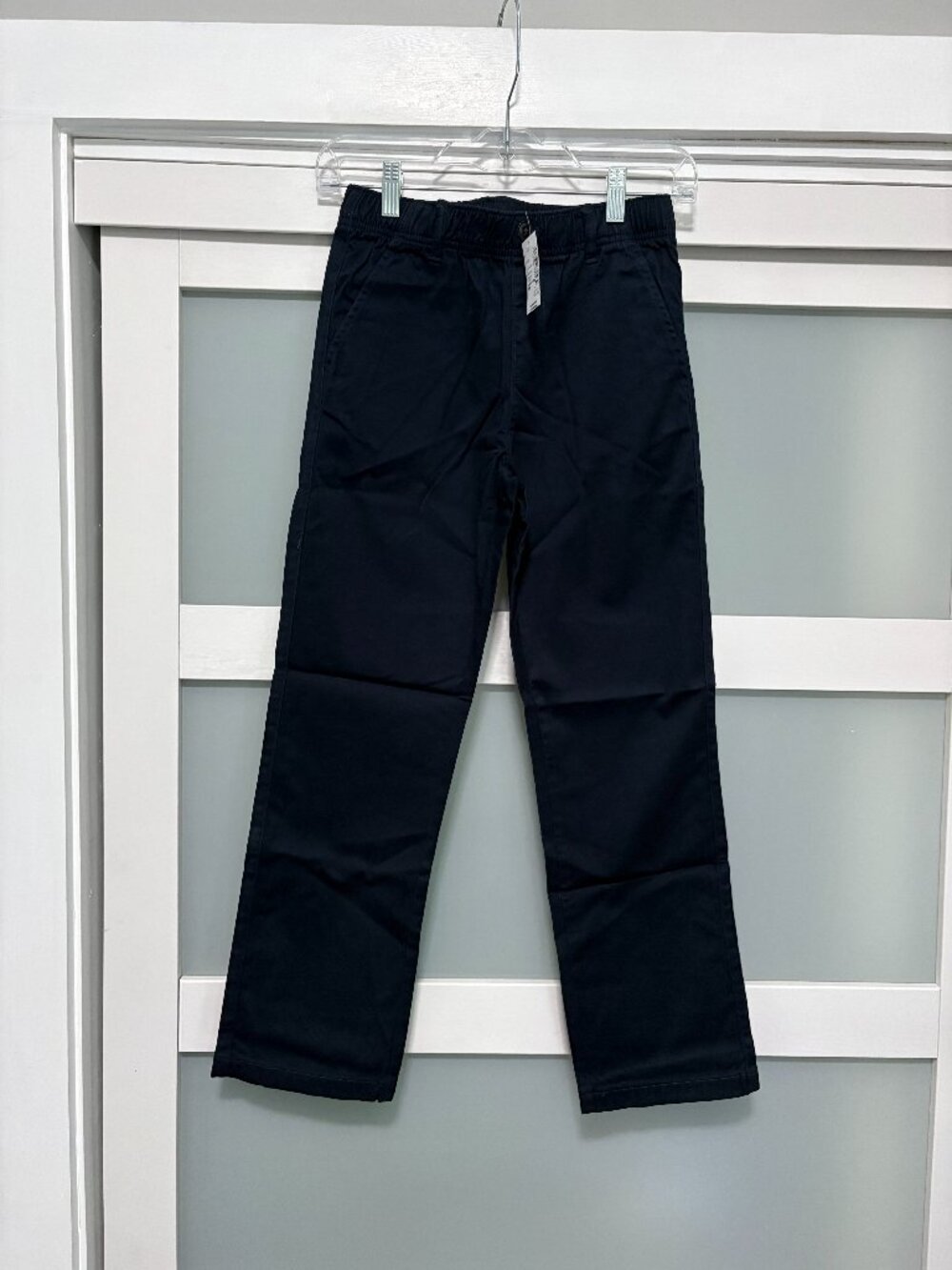 The Children's Place Navy Chino Khaki Elastic Pants sz 10 Boys Trouser NEW